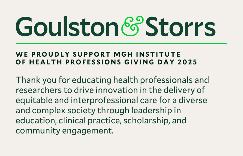 goulston and storrs proudly support MGH Institute
