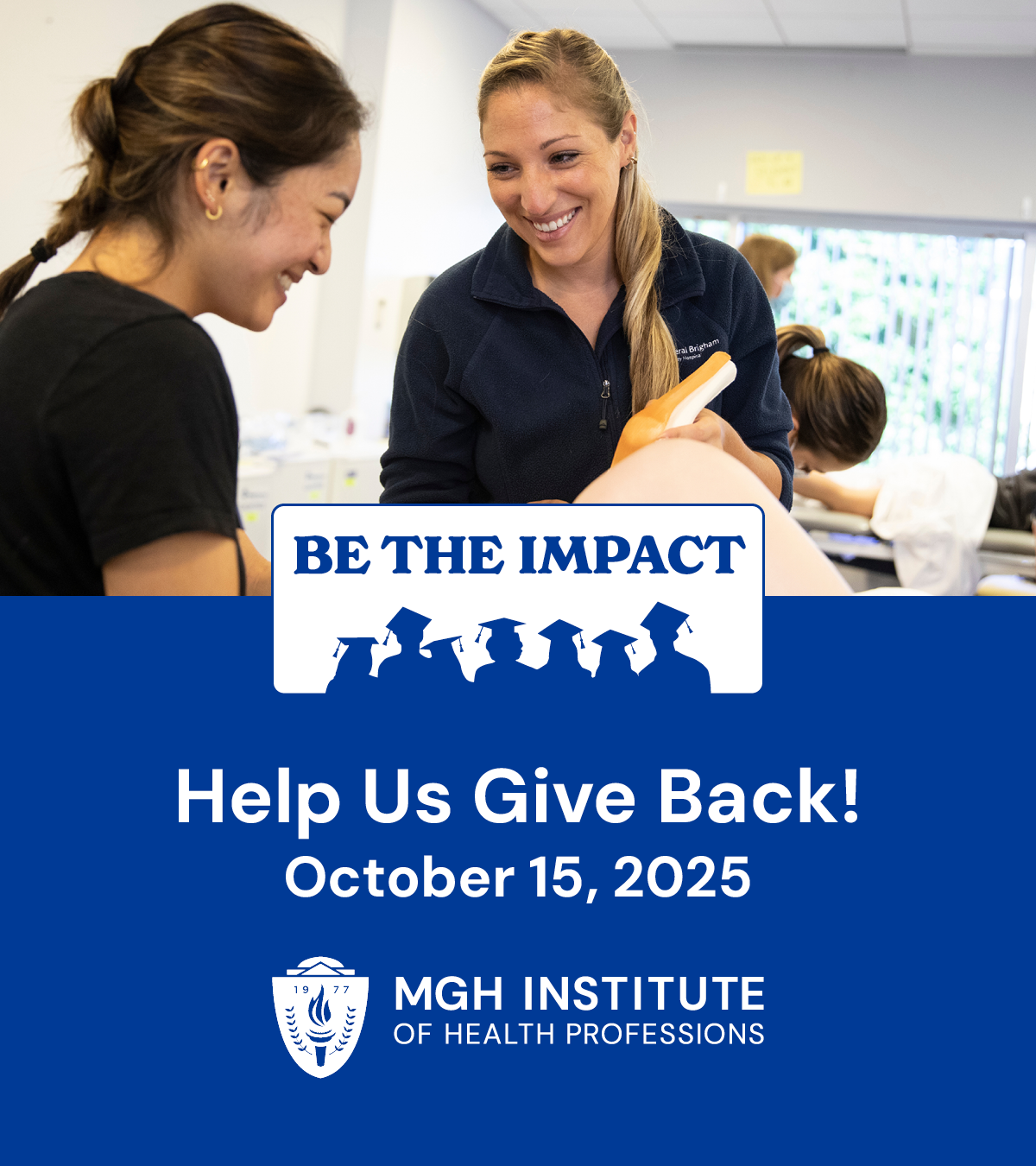 help us give back be the impact