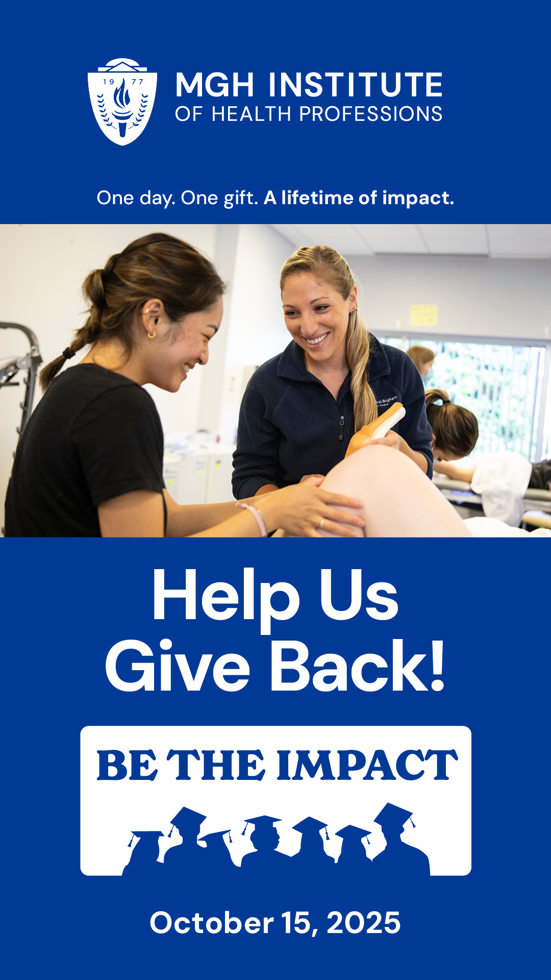 help us give back two women