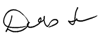Deborah Jones signature