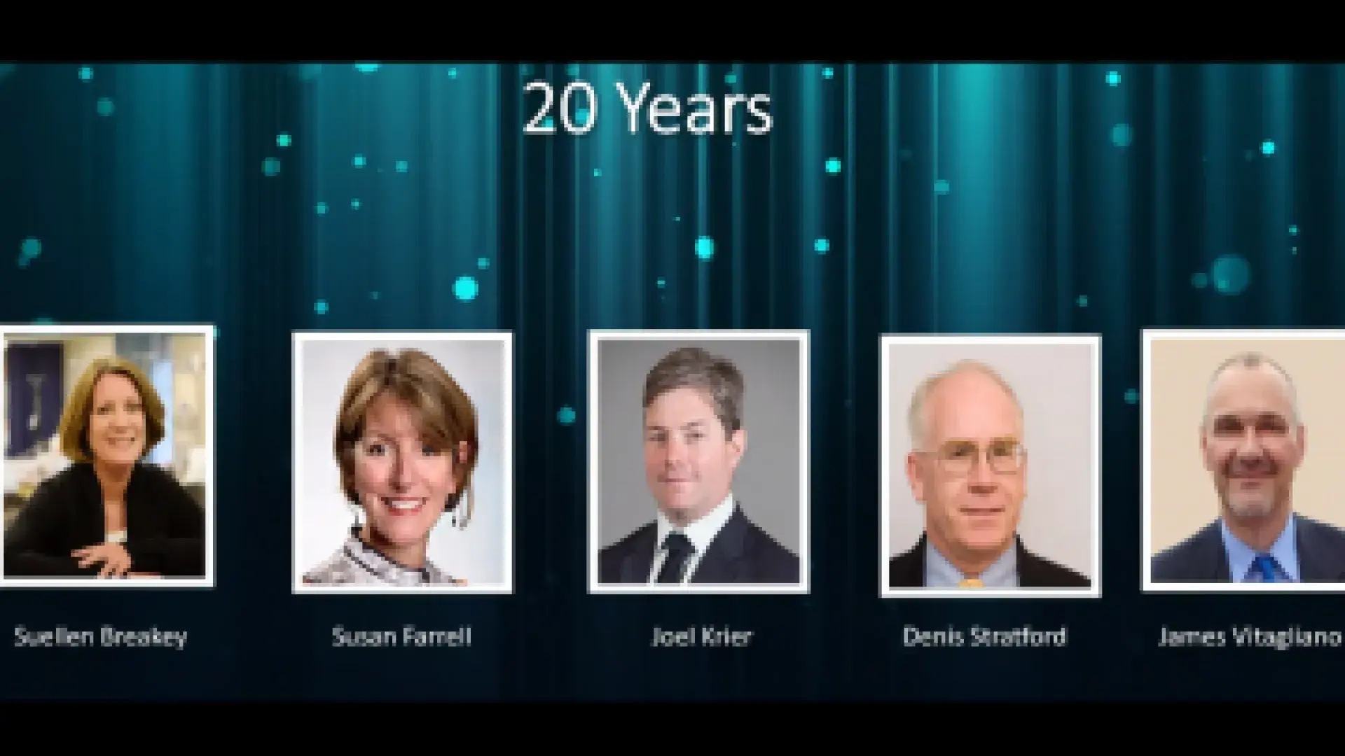 Five employees were recognized for working 20 years at the IHP and/or other MGB affiliates.