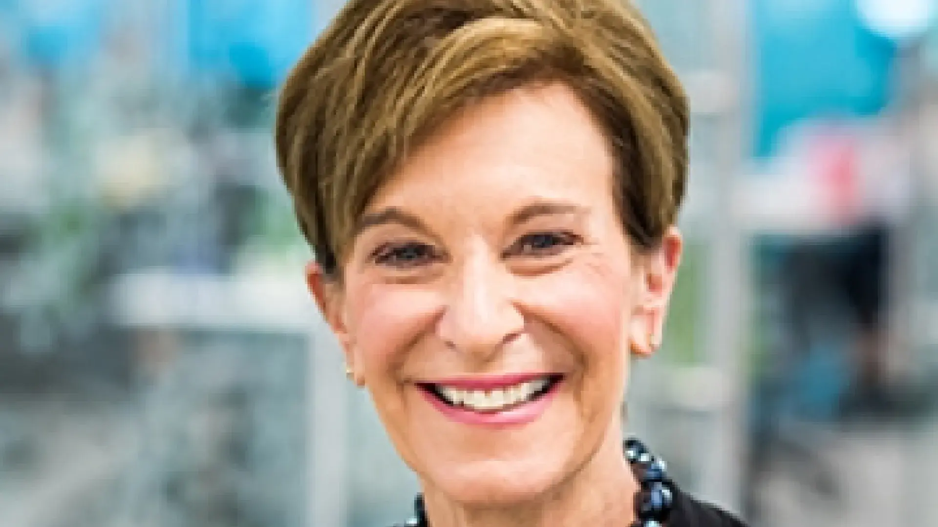 Jeanette Ives Erickson center of image ,blurred background.