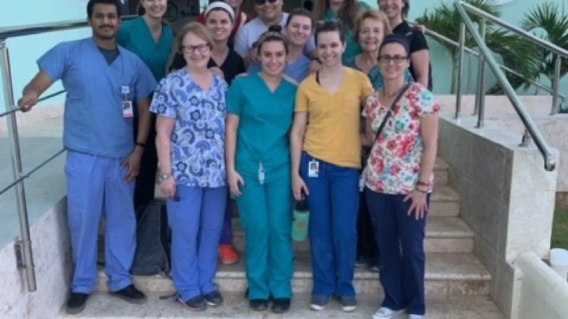 Students and Faculty in the Dominican Republic 