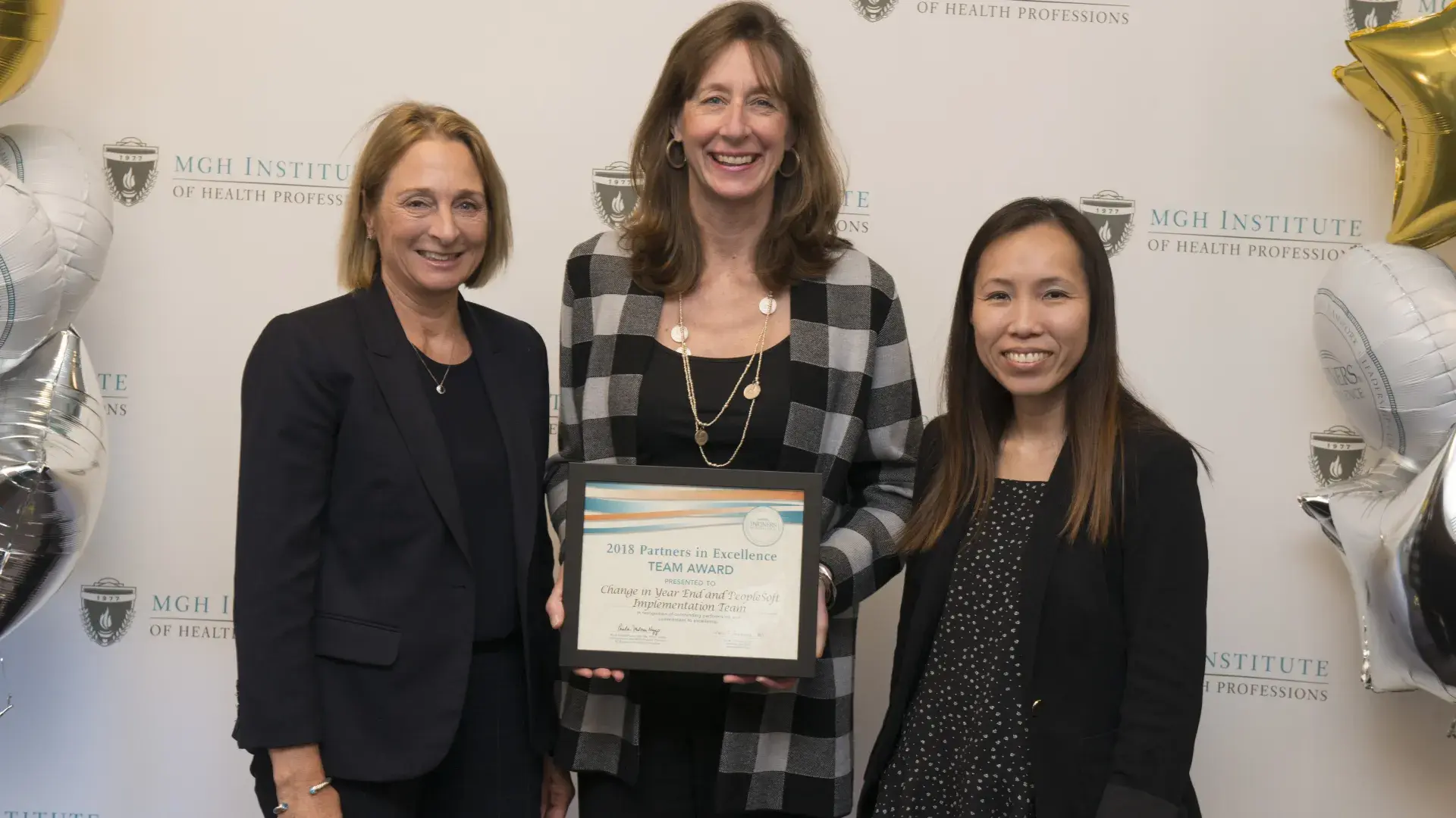 Linda Rice, Kim Schmid (Partners) and Louisa Bong-Rybarski
