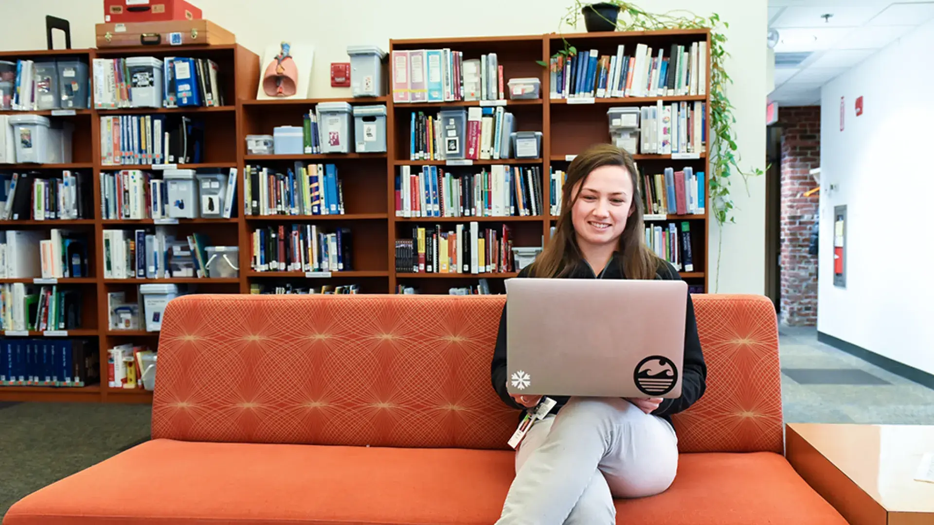 Library student laptop