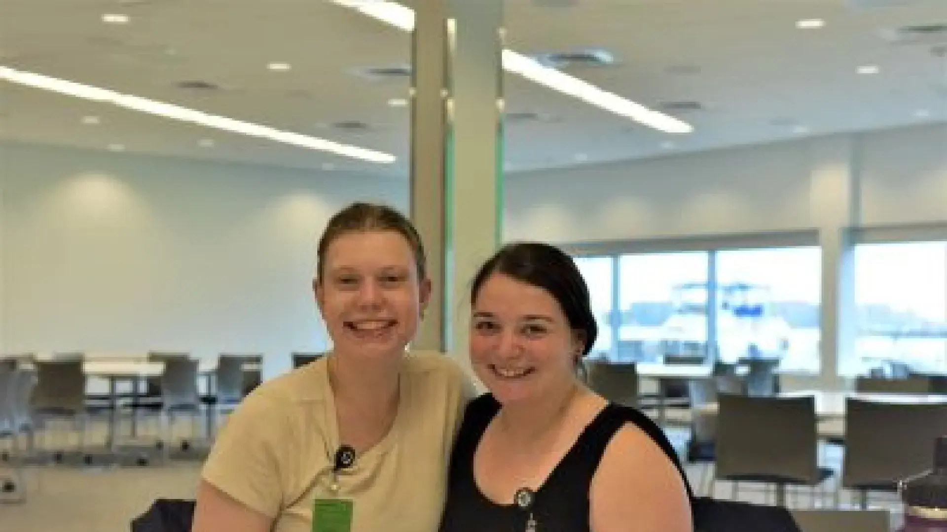 First year DPT students Grace Lambright and Miranda Milunsky attended Grand Rounds.  