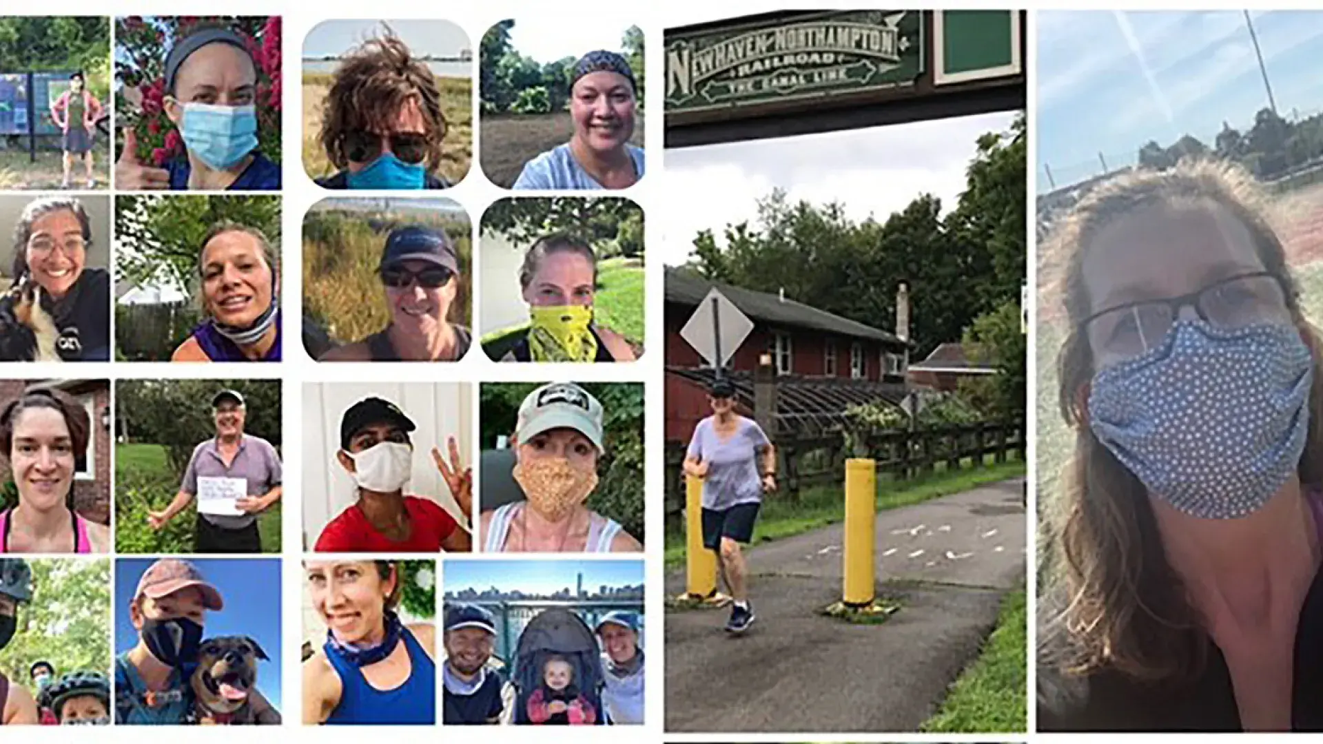 Photo collage of participants