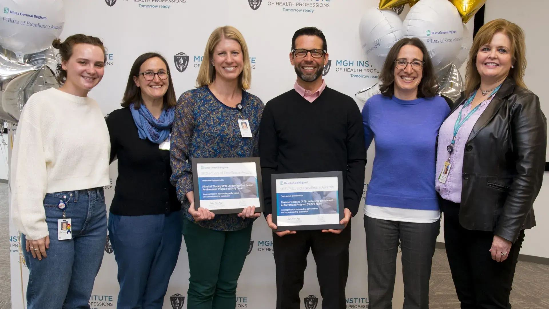 The Physical Therapy Leadership Enrichment Achievement Program (LEAP) Team received its award in the Advancing Innovation & Progress category.