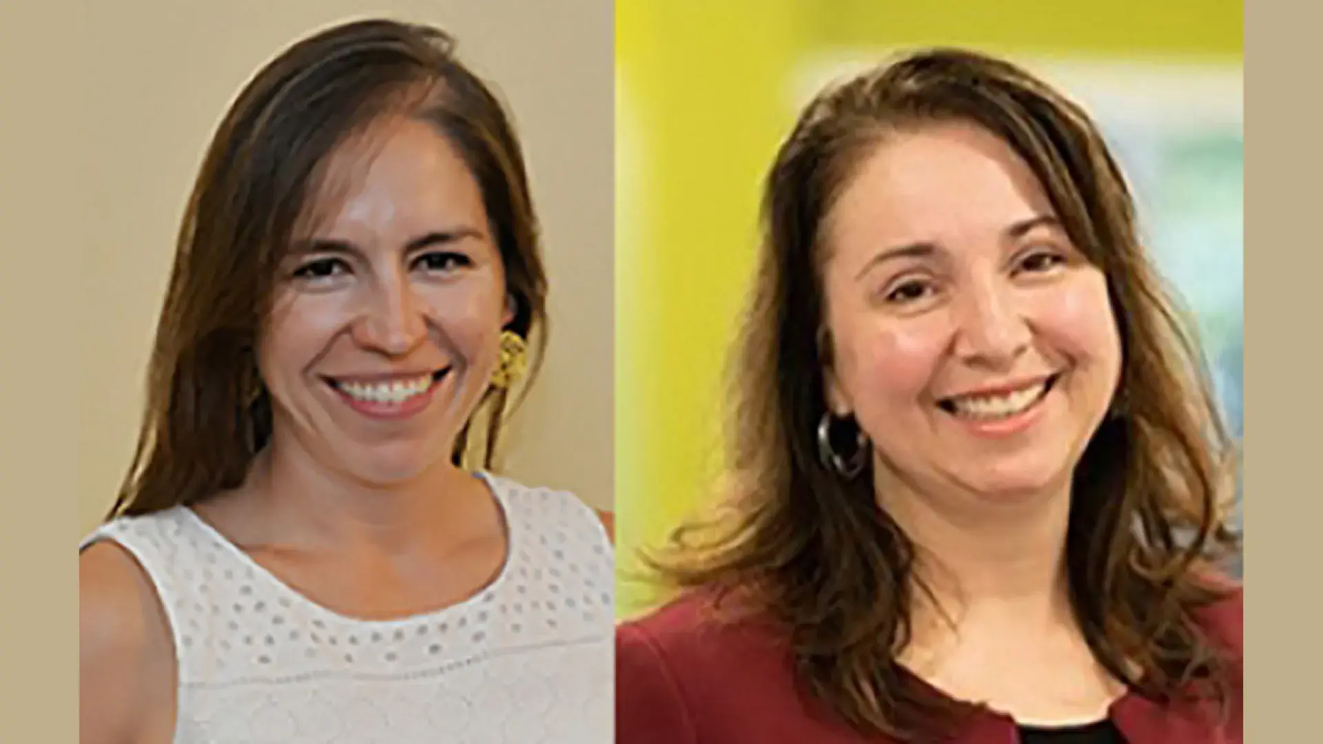 Photos of Drs. Sofia Vallila Rohter (left) and Tiffany Hogan