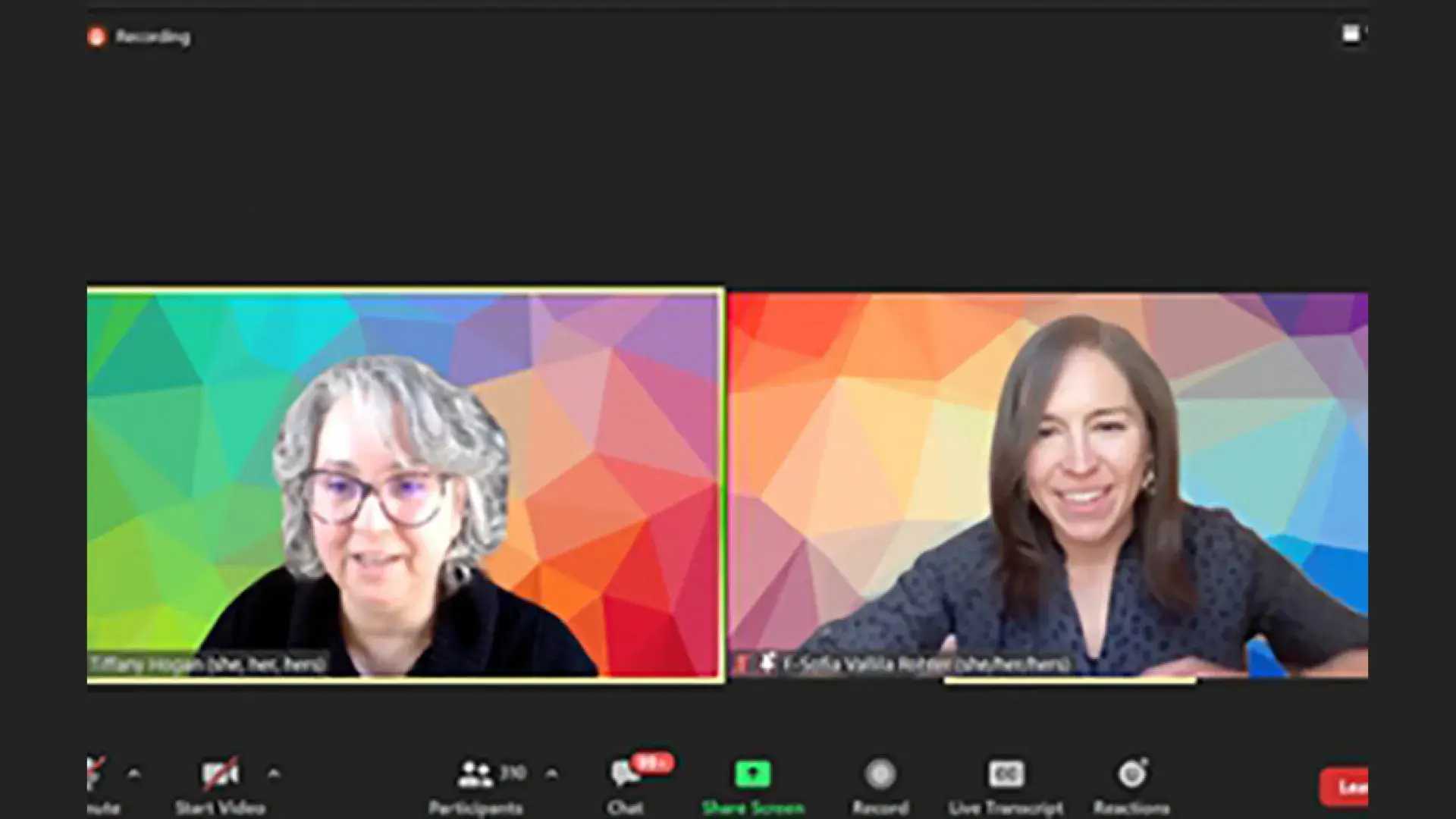 Photos of Dr. Tiffany Hogan (left) and Dr. Sofia Vallila Rohter 