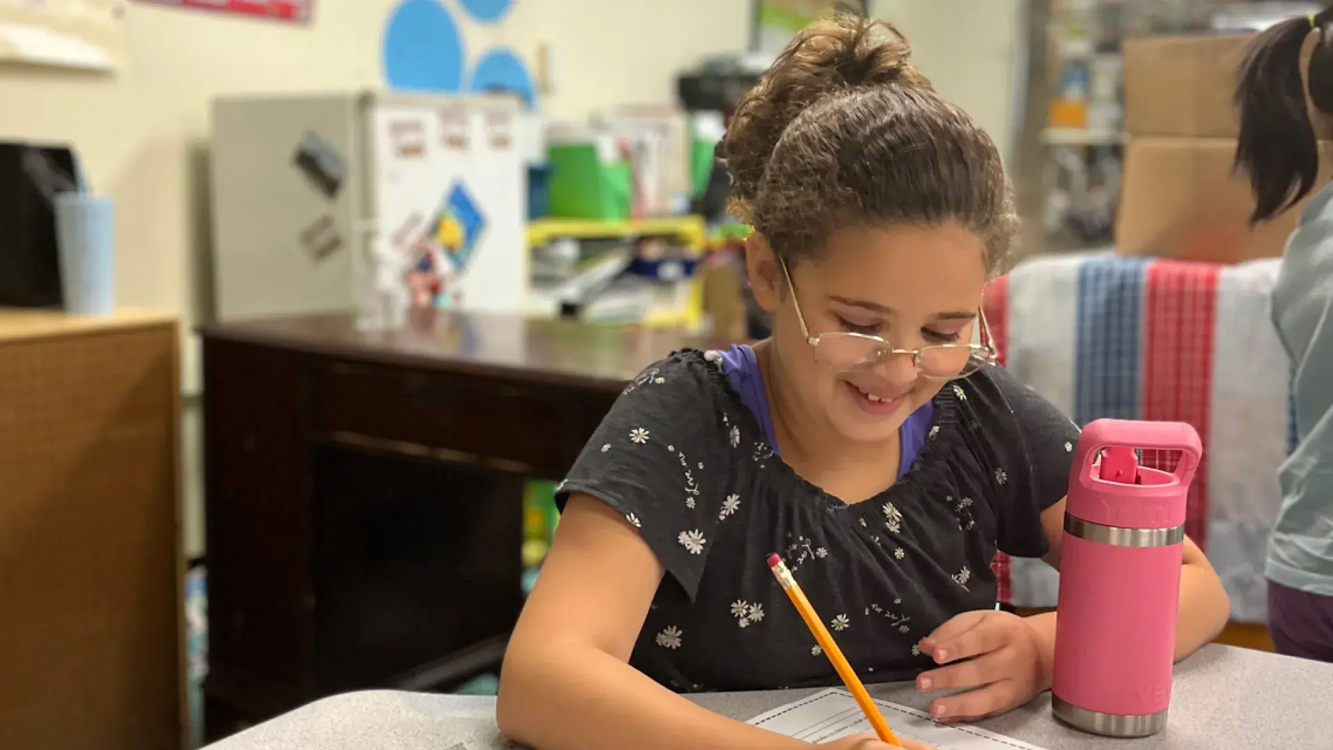 Ritaj Essaouabi is an incoming fourth grader who attends Harvard Kent Elementary in Charlestown and has thoroughly enjoyed her time at the school's summer program this year.