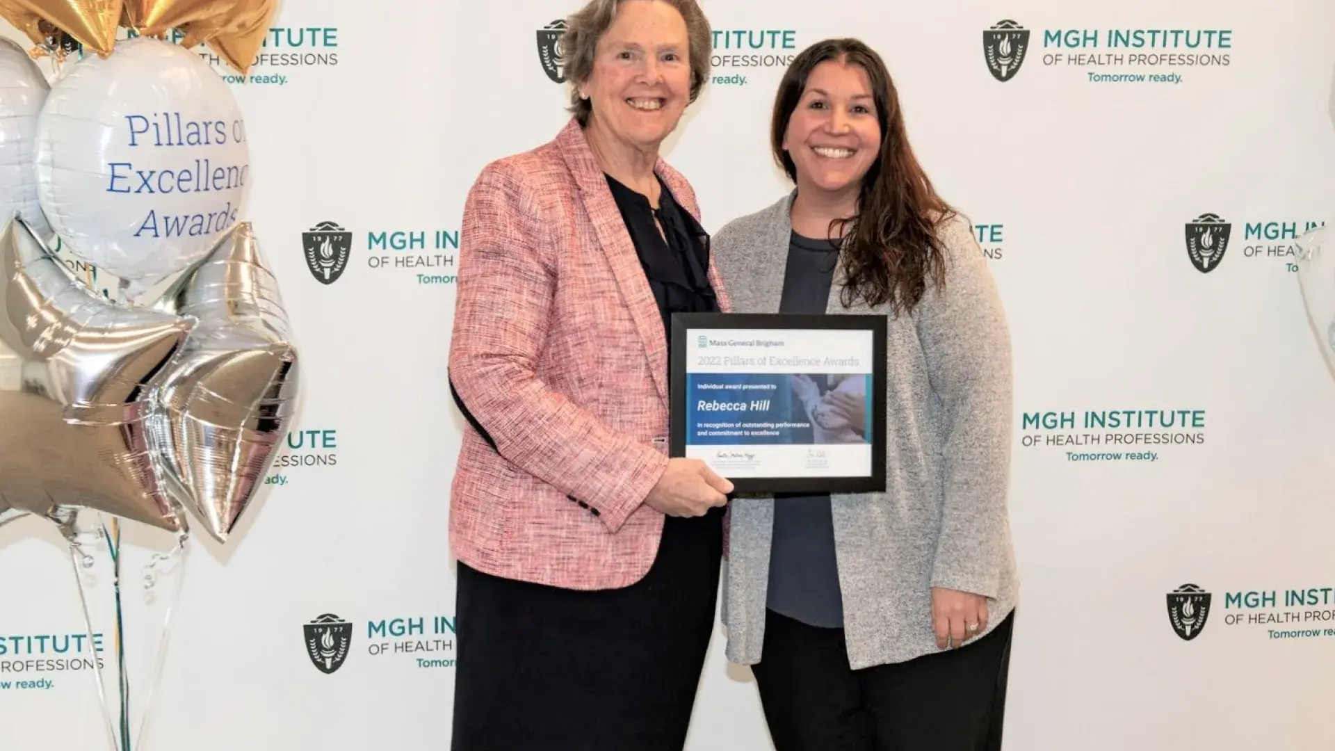 rebecca and president paula milone-nuzzo