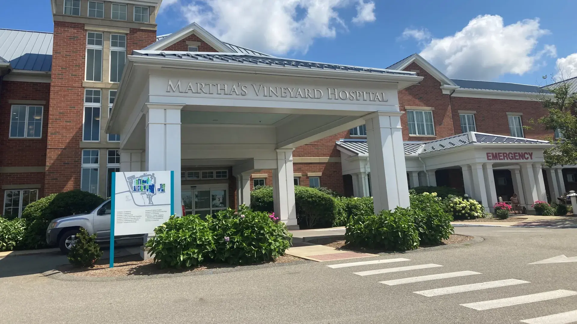 Exterior of Martha's Vineyard Hospital
