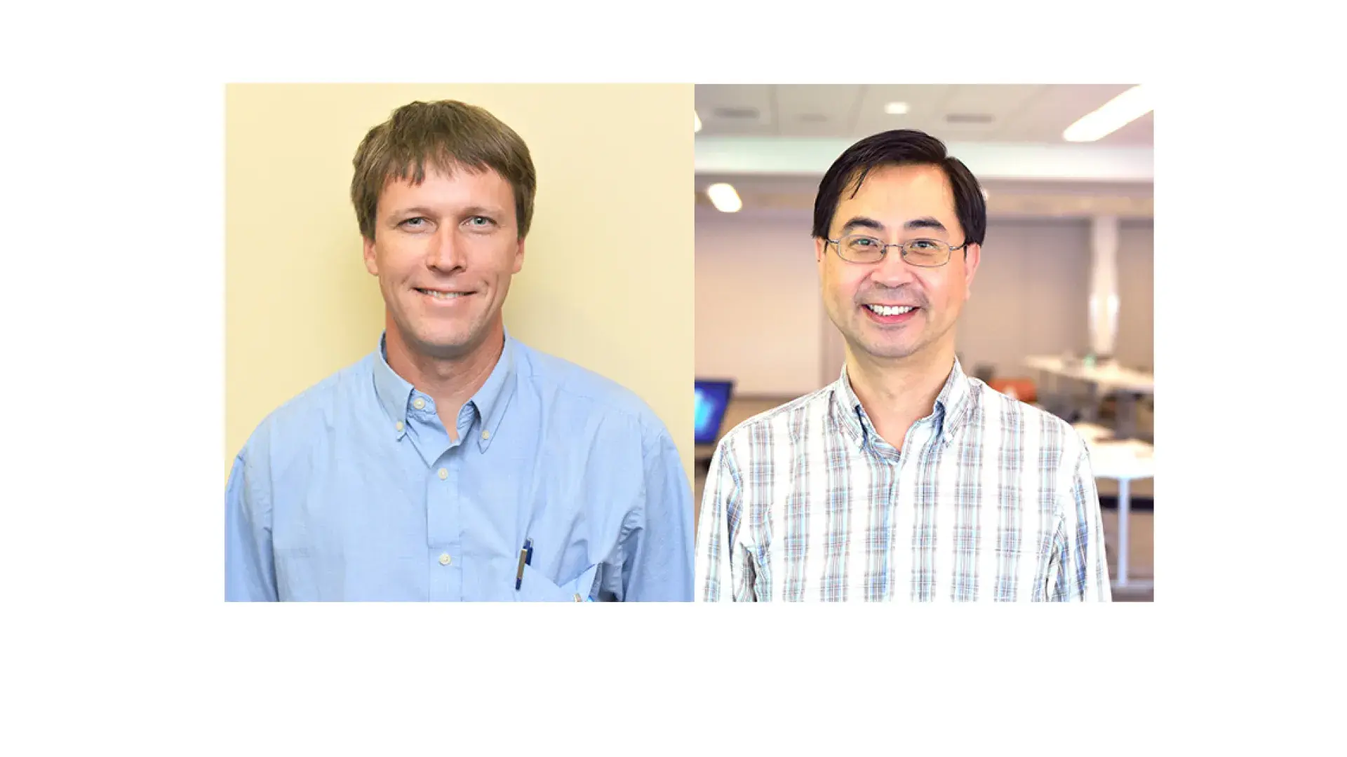 Portraits of two men 