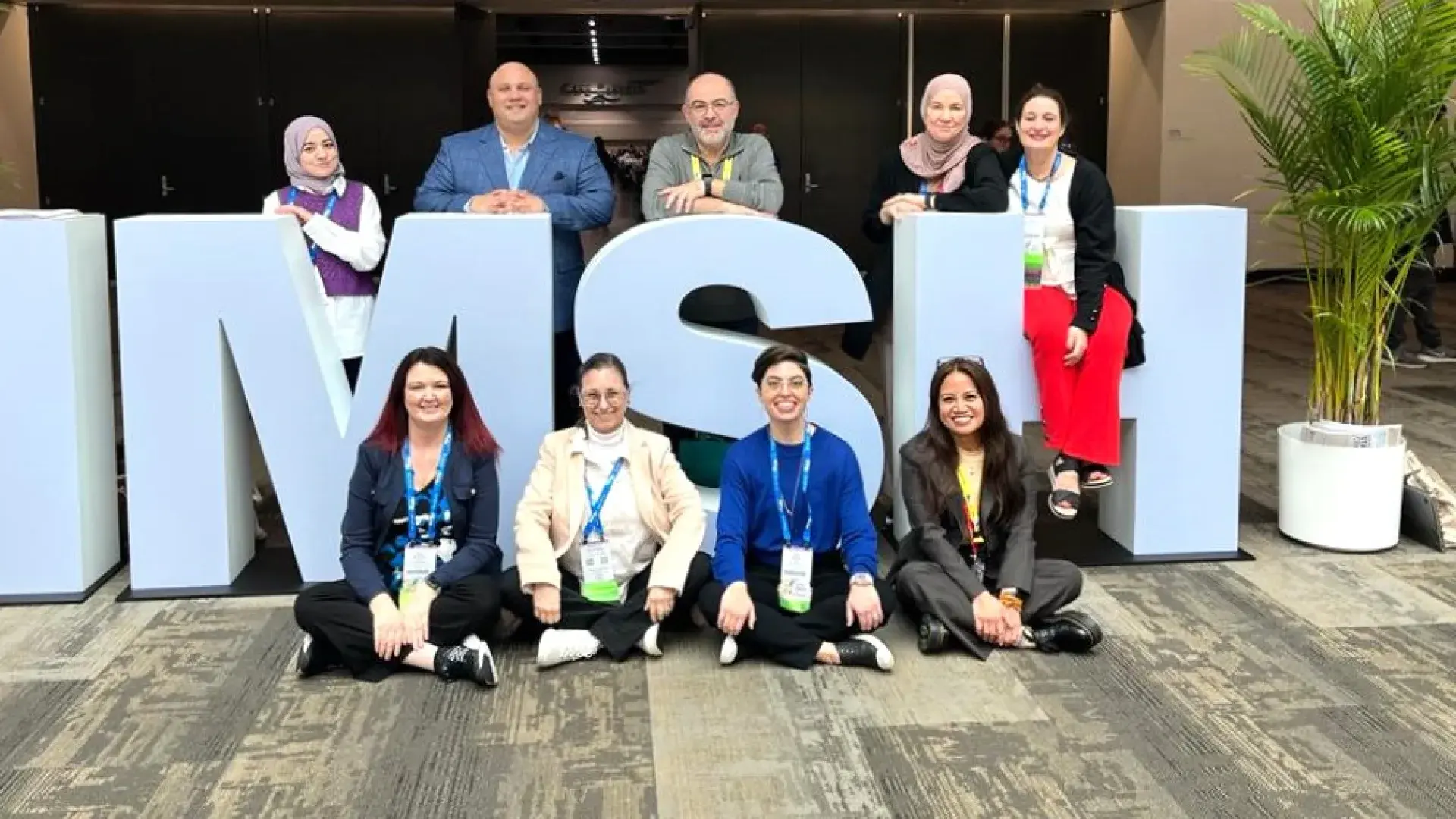 People at IMSH conference