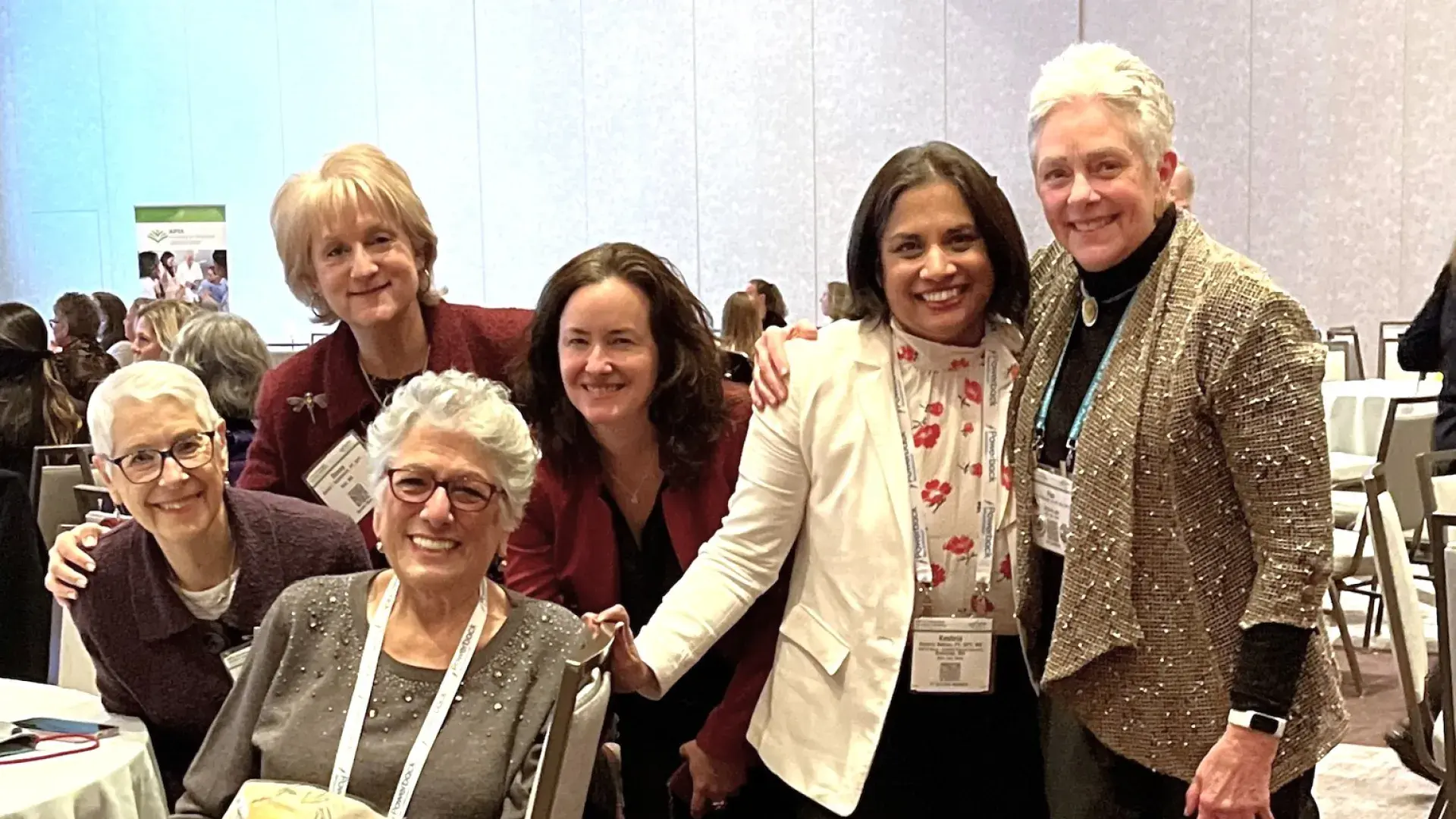 Group of people smiling