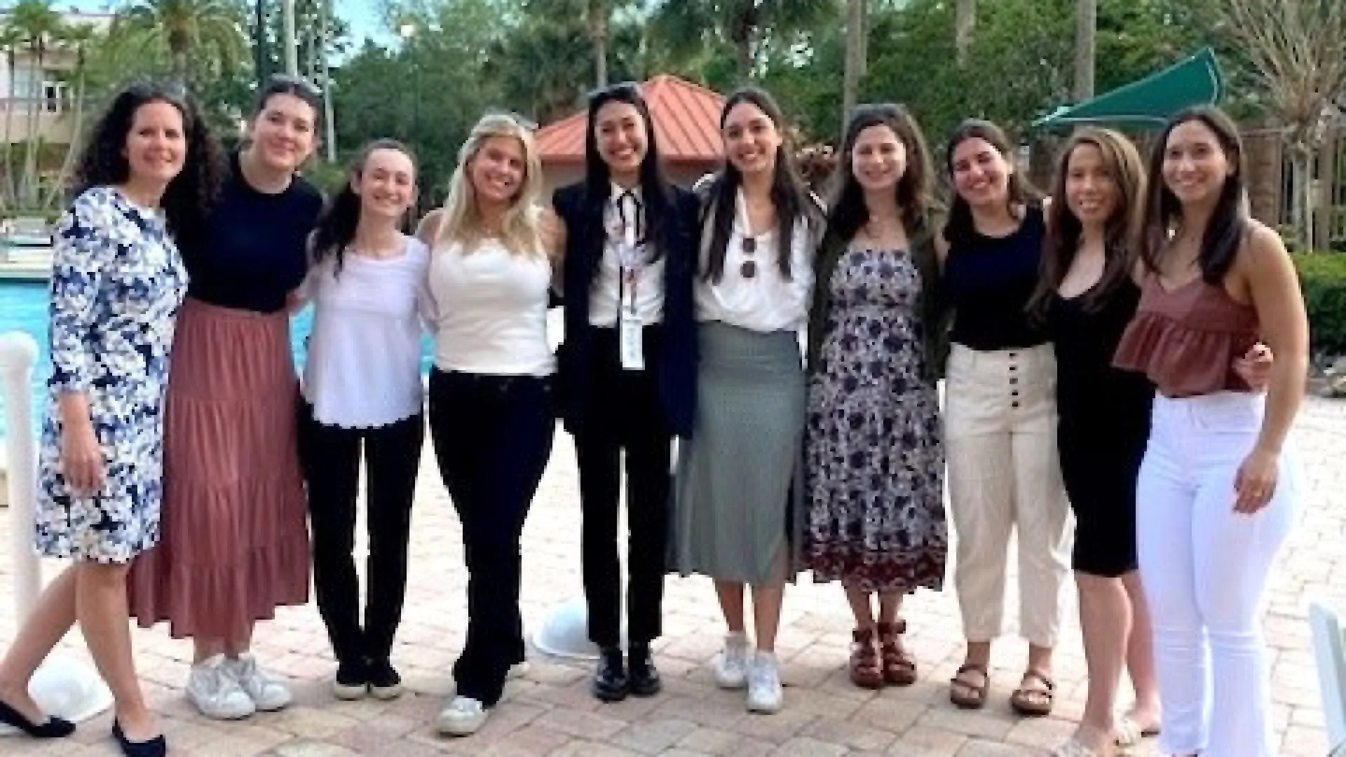 Group of people smiling