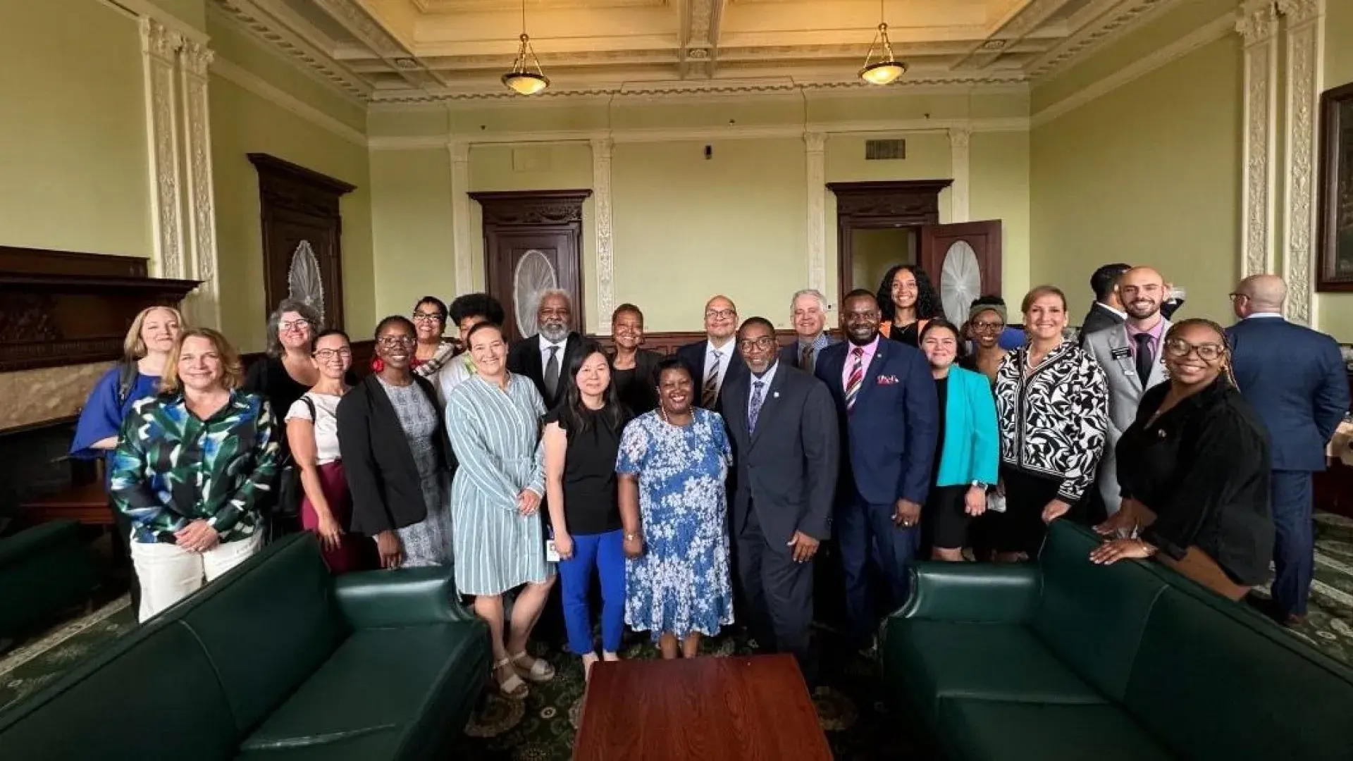 Diversity officers smile at the 