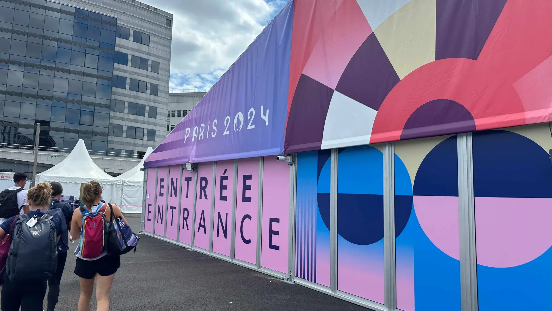 Entrance to the Athlete's Village