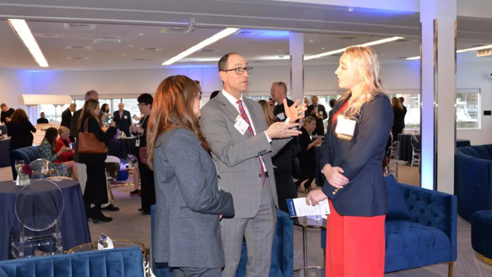 Attendees listened to why students chose their health professions, such as healthcare accessibility in underserved areas