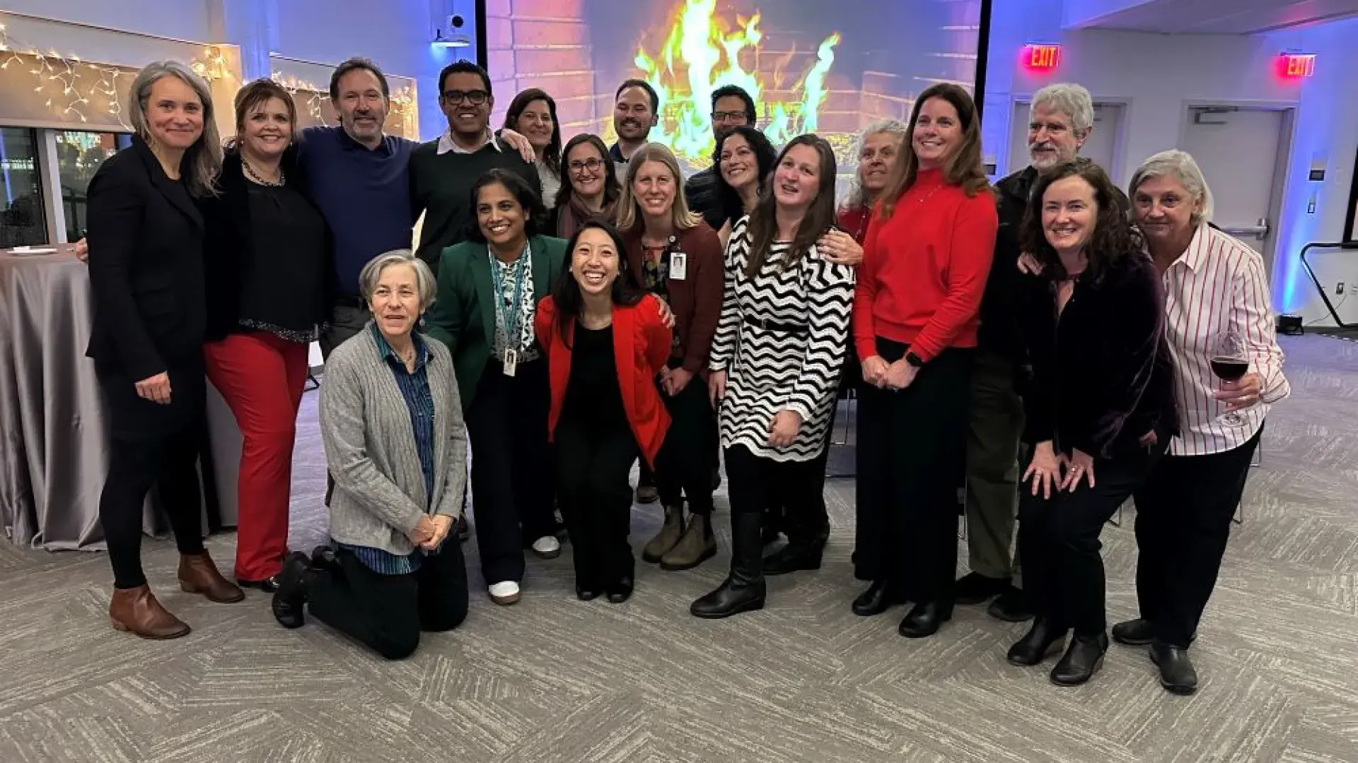 group of people posing for a photo