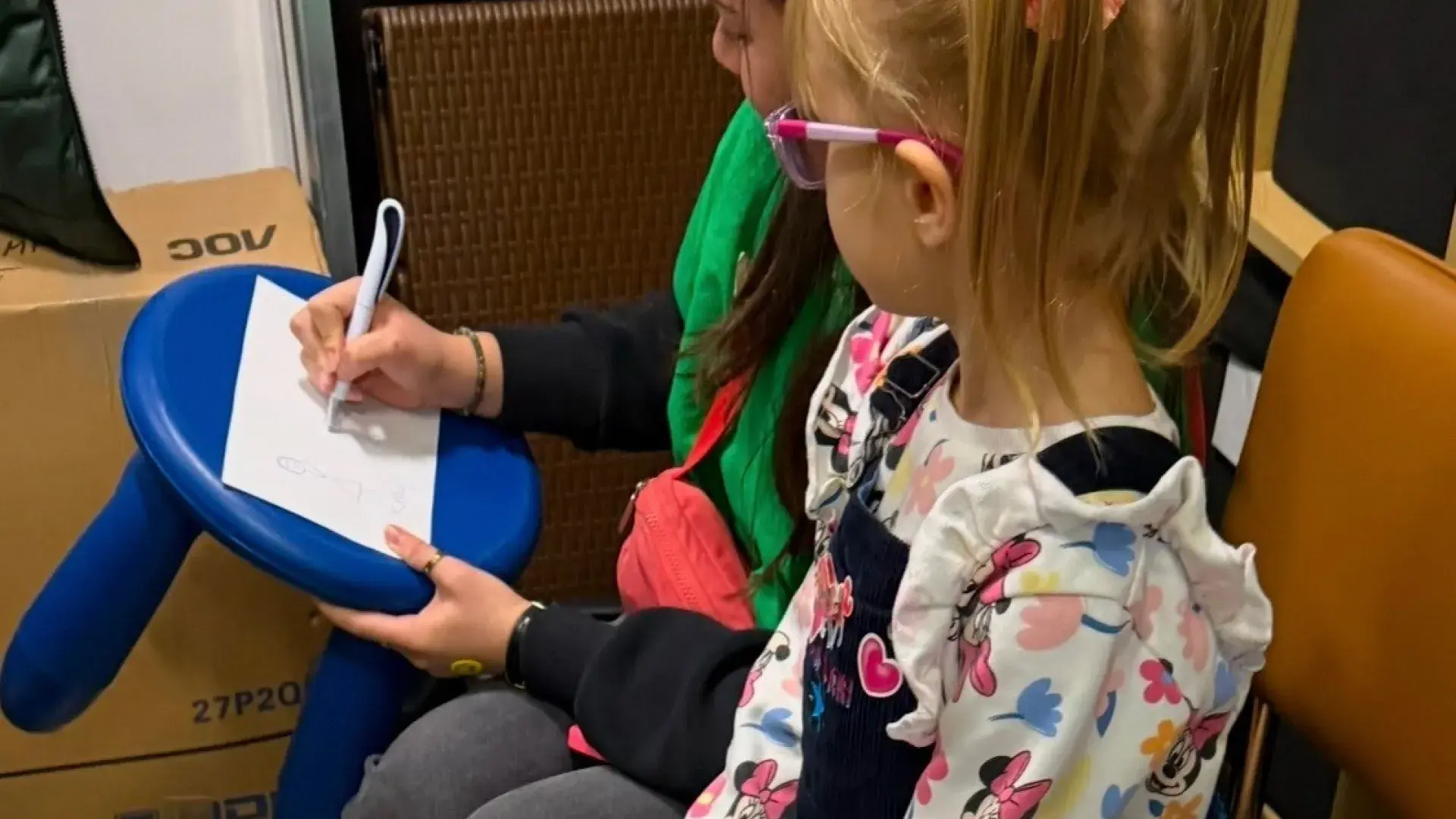 Student with Polish child 