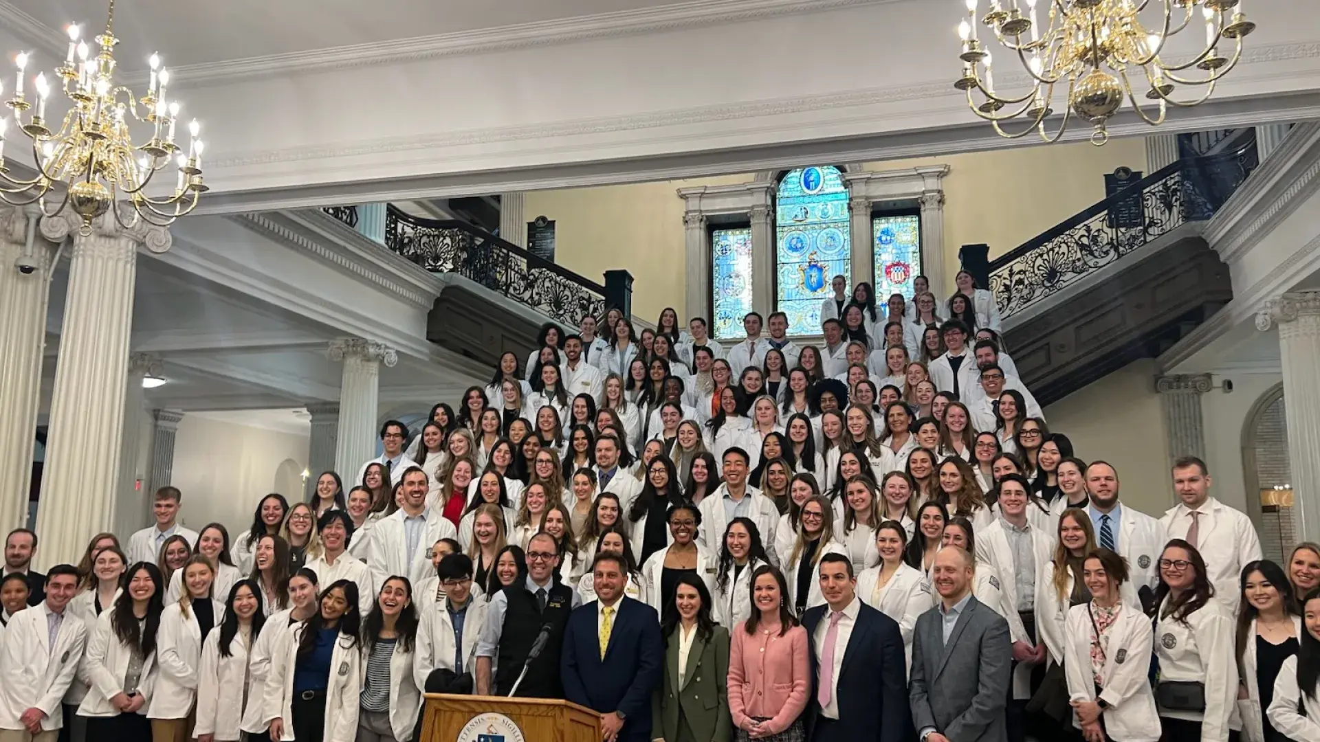 Group Photo at State House