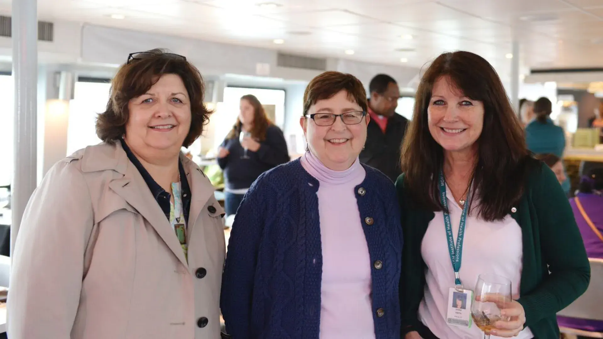 A photo of three women