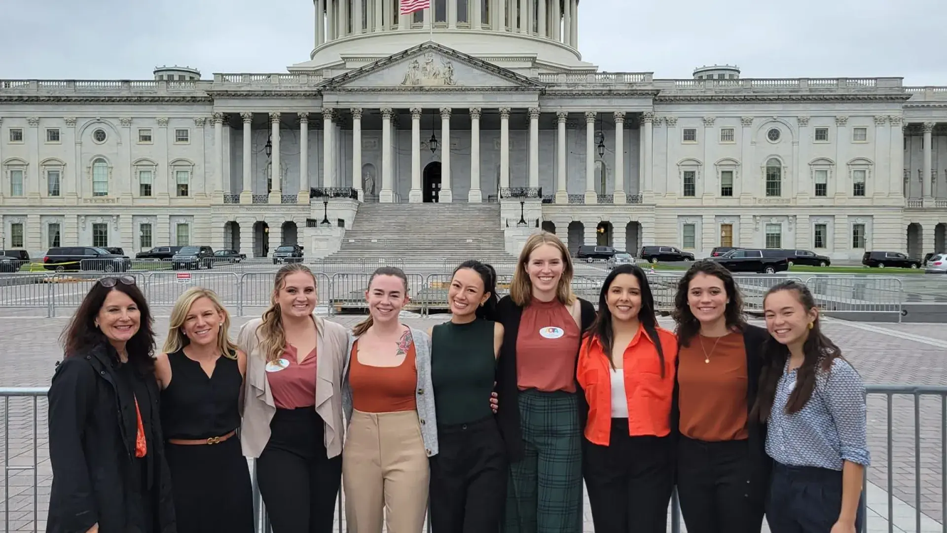 A photo of a group of people at the Capitol