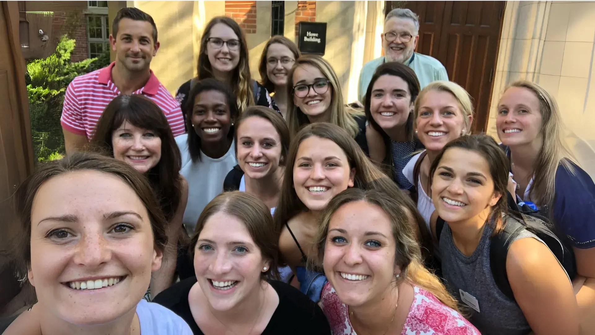 A photo of a group of people