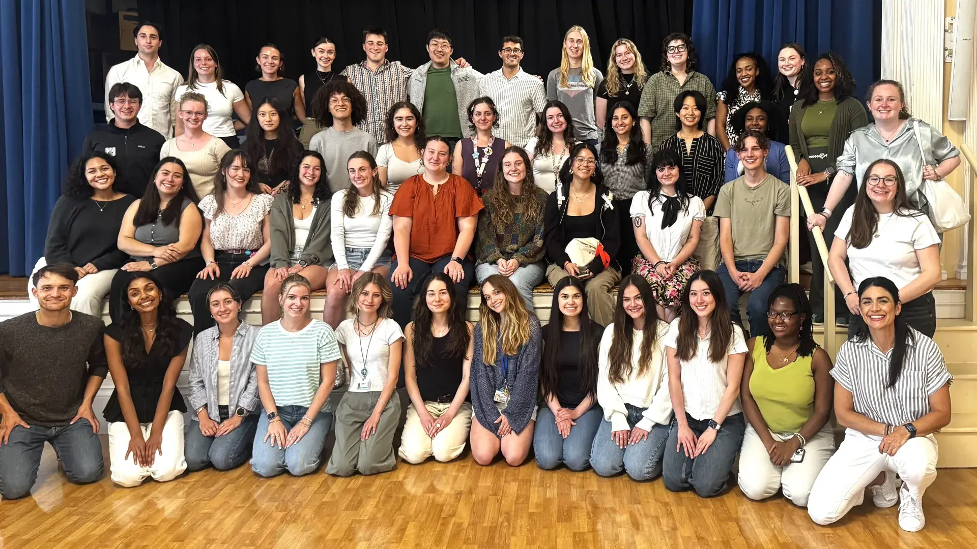 students with teacher 