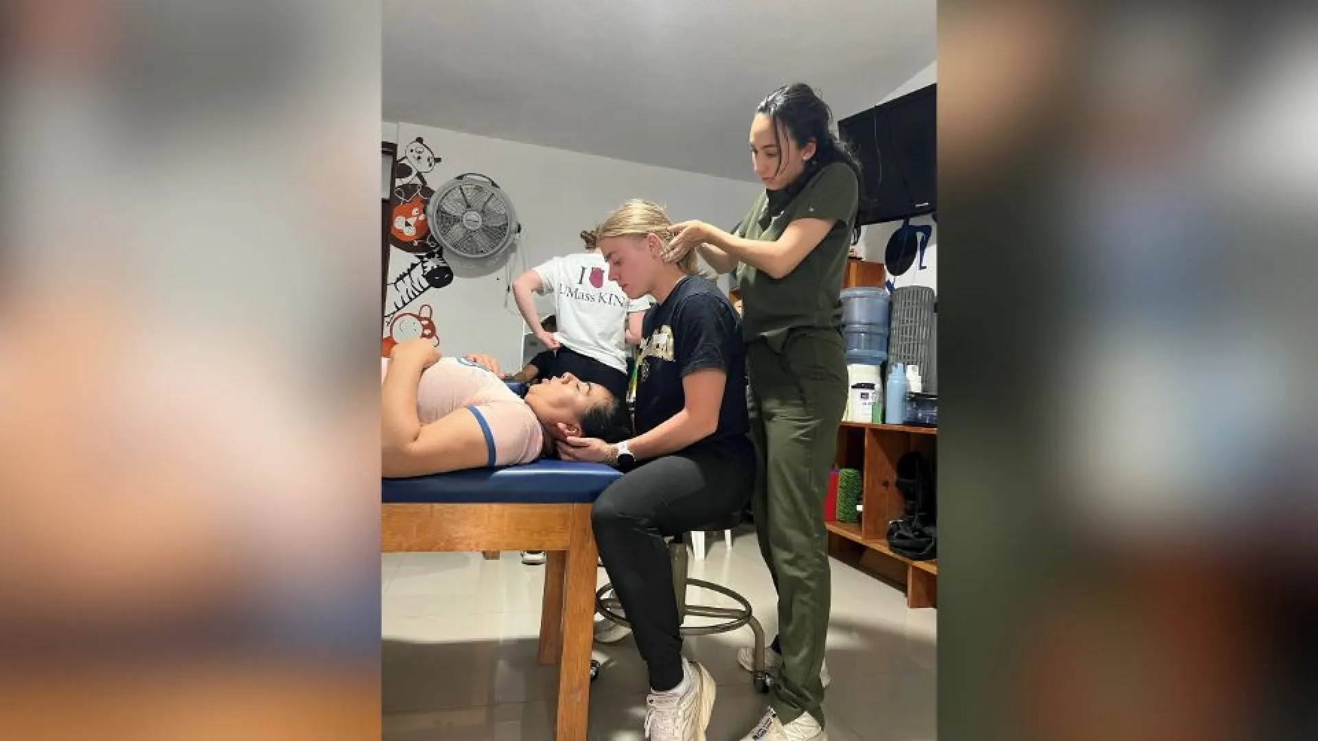 Kate Rowland with Patient and CI