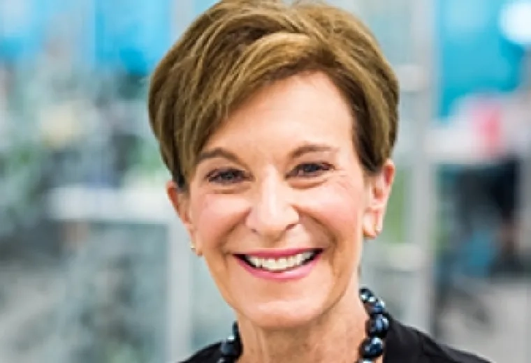 Jeanette Ives Erickson center of image ,blurred background.