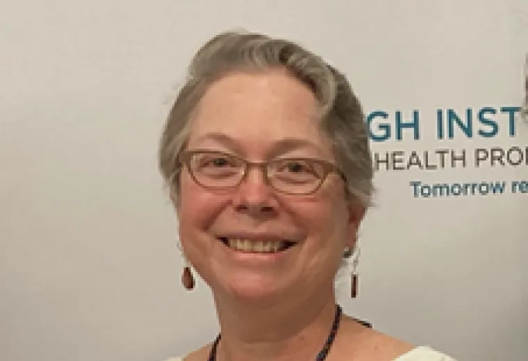 Antonia Makosky in white shirt