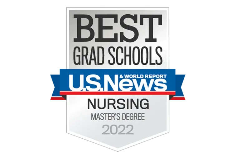Logo for the U.S. News Best Grad Schools of 2022 Nursing Masters Degree