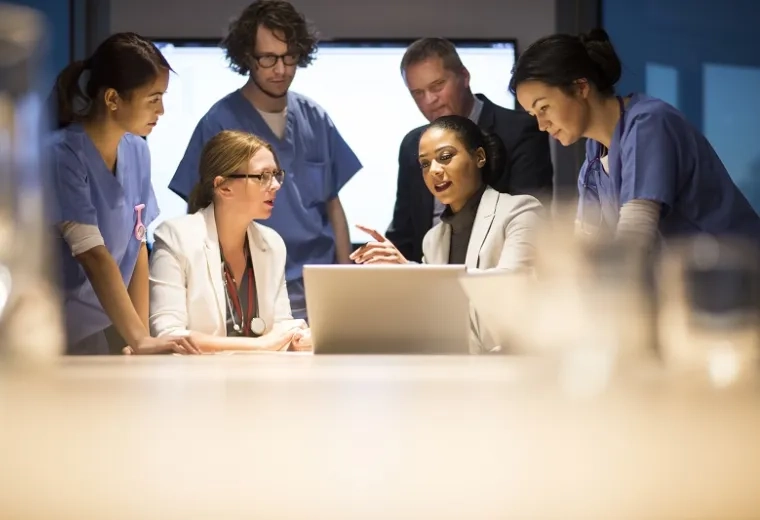 Photo of Nursing Leadership in action