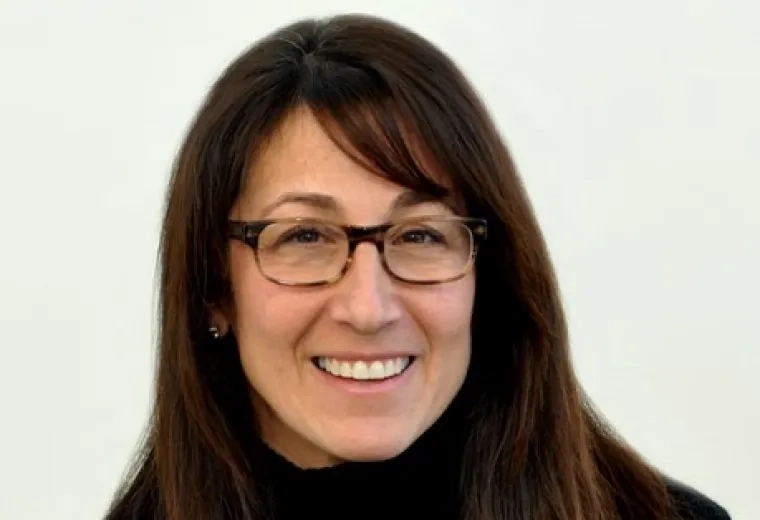 Gail Samdperil in black turtleneck