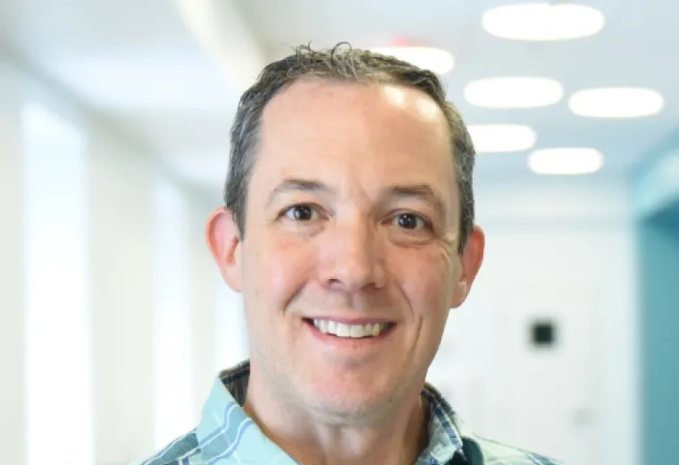 Kevin Berner in plaid shirt