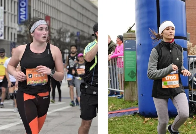 runners side by side