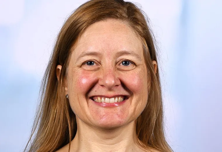 angela has strawberry blonde hair