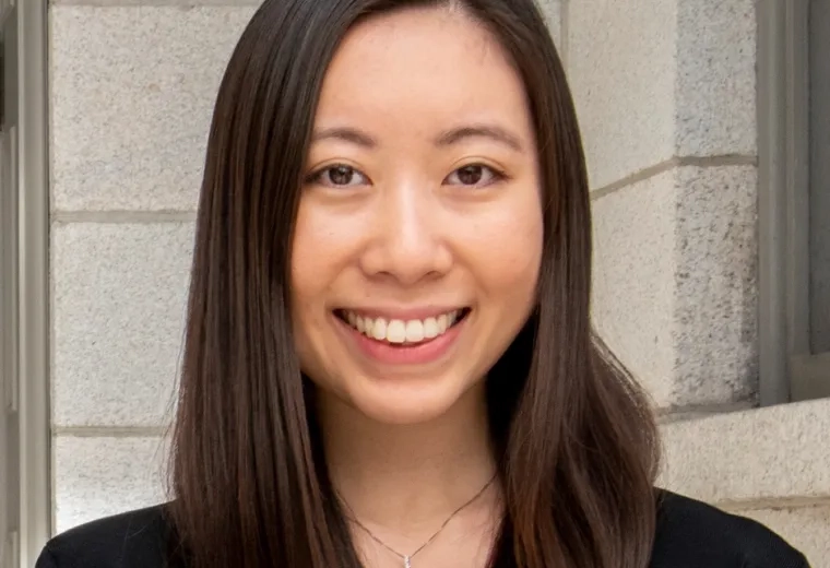 Ashley Wong in black blazer