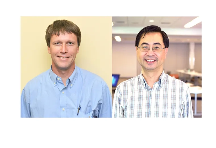 Portraits of two men 