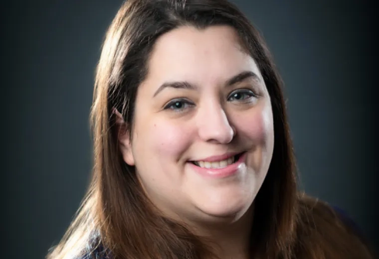 Carlina Maria in dark blue shirt