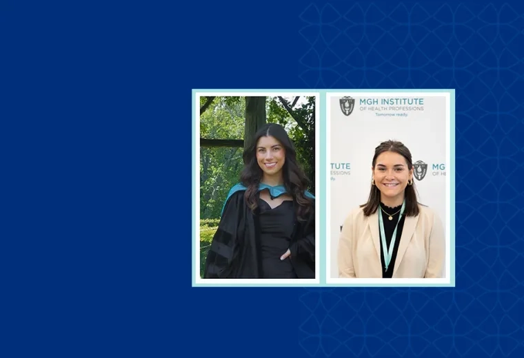 two women in side by side photos