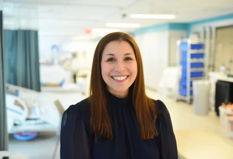 Rebecca Hill in Skills Lab