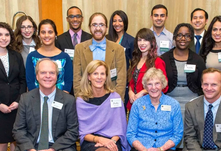 Group of people smiling