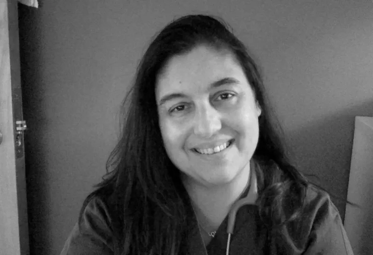 Andrea Biondi has long dark hair