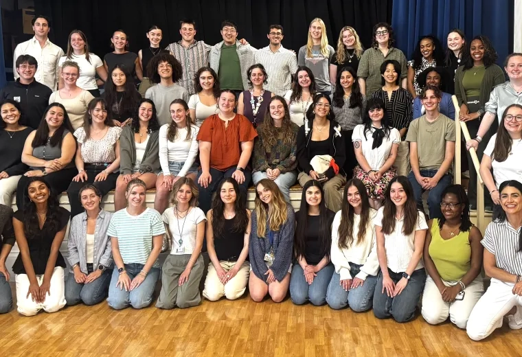 students with teacher 