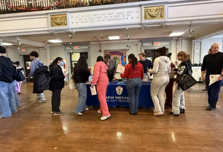 students at Career Fair 