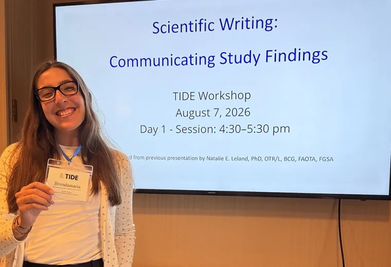 Brendamaria Cuadra-Arguello at one of the activities for the TIDE program